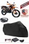 Black Rks Nr200 Motorcycle Canvas Rear Bag Compatible, Elastic, with Connection Buckle