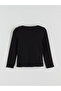 Crew Neck Basic Girl's T-Shirt - 3