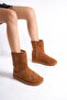 Suede Long Women's Boots & Booties with Fur Inside - 2