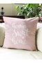 Home Swet Home Printed Velvet Throw Pillow Cover 43X43Cm