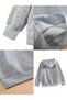 Winter Hooded Sweatshirt, Kids Grow Positive Daisy Printed - 2
