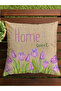 Hello Swet Printed Velvet Throw Pillow Cover 43X43Cm - 2