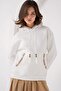 Bdart Pompom Hooded Oversized Sweatshirt