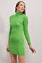 Bdart Ribbed High Neck Mini Knitwear Dress - 5
