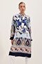 Bdart Shirt Collar Embroidered Midi Dress