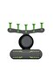 Floating Target Shooting Game Set, 5 Digital Targets, LED, USB Charging, Score Display – Green/Black - 2
