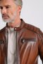 Maroquın Leather Georges Men's Sports Leather Coat - 5