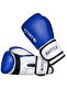 Battle Blue 14 oz Boxing Gloves - Kick Boxing, Muay Thai, Sparring Gloves for Adults over 90 kg - 6
