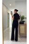 Gita Black Belted Cut Straight Leg Jeans - 4