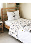 Cat Patterned Sheetless 2-Piece Set Printed Single Duvet Cover Set 160X220 cm - 3