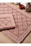 Orionaa Cotton Bath Mat Set (60X100)(50X60)Pink+-001 - 3
