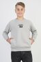Boys' Sweatshirt with Kangaroo Pocket and Printed Detail - 3