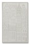 Mosso Beige Home Themed Pattern Modern Decorative Carpet Mosso493Bej