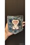14X12 cm Zircon Stone Pocket Badge with Letter a