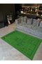 Mosso Green Home Themed Pattern Modern Decorative Carpet Mosso493Green - 2