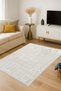 Mosso Beige Home Themed Pattern Modern Decorative Carpet Mosso493Bej - 4