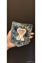 14X12 cm Zircon Stone Pocket Badge with Letter a - 3