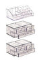 5-Tier 6-Drawer Cosmetic Organizer Acrylic Makeup Organizer Brush Lipstick Jewelry Storage Box - 4