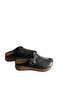 Alpella Black Side Buckle Orthopedic Sabo Slippers - 3