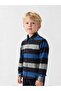 Boy's Long Sleeve Striped Denim Shirt 6002 - 3