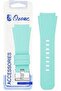 Watch Strap for Samsung Galaxy Watch 46mm Vertical Stripe Texture Silicone Watch BandLight Blue - 3