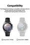 Bezel Styling for Galaxy Watch 3 41mm [ Stainless Steel ] Bezel Ring Adhesive Cover - Black (41-06) - 4
