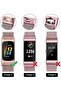 Metal Bands for Fitbit Charge 6 / Charge 5 Smart Watch -Rose Gold - 4