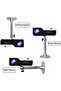 Mini Projector Ceiling Mount Bracket [19cm] Wall Mounting Bracket for Projectors & Security Camera - 2