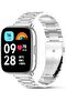 Redmi Watch 3 Active/Redmi Watch 3 Lite Band | Metal Watch Strap | Silver