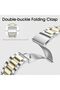 Stainless Steel Watch Strap For Samsung Galaxy Watch Ultra 47mm Strap Band -Silver Gold - 3
