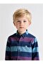 Boy's Long Sleeve Striped Denim Shirt 6002 - 2