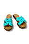 Genuine Leather Studded High Sole Slippers - 3