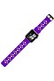 Silicone Replacement Apple Watch Band 42mm Sport Edition Strap for Apple Watch 1, 2, 3-Purple,Green - 3