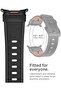 Genuine Leather Band for Samsung Galaxy Watch 7 Ultra 47mm Men Women- Black - 5