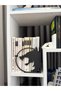Book Holder with Wolf Figure Decorative Bookshelf Organizer Modern Book Support