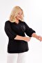 Stylish Blouse with Oversized Sleeves and Woven Tulle Detail - 7