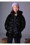 Girl's Padded Soft Texture Long Thick Winter Coat 7436 Black