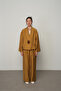 Women's Rose Detailed Side Tie Solid Color Kimono-Jacket - 4