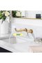 Wall Mount Bathroom Faucet - Brushed Gold Bathroom Sink Faucet - Single Handle Vanity Faucet - 4