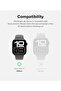 Air Sports For Apple Watch 10 42mm Case | Thin Soft Flexible Bezel Frame Cover - Warm Gray - 4