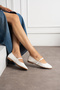 White Ballerina Casual Stylish Ballerina - 2