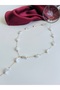 Stainless Steel Moon Mother of Pearl Gold Y Necklace - 5
