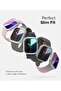 Slim Case For Apple Watch 10 46mm| Bezel [Frame Only] - Thin Cover- Clear + Light Gray - 6
