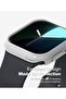 Slim Case For Apple Watch 10 46mm| Bezel [Frame Only] - Thin Cover- Clear + Light Gray - 8
