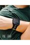 Air Sports For Apple Watch 10 46mm Case |Thin Soft Flexible Rugged TPU Raised Bezel Frame CoverBlack - 8