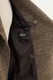 Gray Slim Fit Wide Shawl Collar Cross Button Wool Men's Coat Khaki - 21330.25K - 6