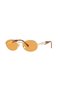 PR 65ZS ZVN02Z 55 Oval Yellow Color Women's Sunglasses