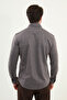 Striped Slim Fit Long Sleeve Lumberjack Wool Men's Shirt Light Brown - 27099.25K - 3