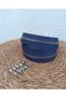 Navy Blue T6 Silver Tooth Bone Zipper Silver Head - 5 Meters Zipper - 5 Heads - 6