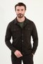 Plain Slim Fit Shirt Collar Men's Coat Brown - 39657.25K